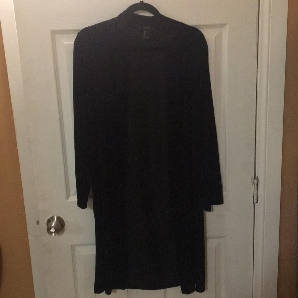 Long Black Cardigan